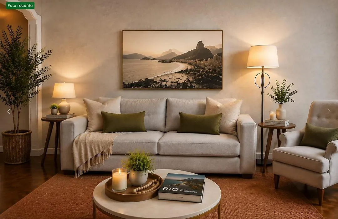 Apartamento charmoso 2 quartos em Copacabana com Wi-Fi ar-condicionado ótima localização-1
